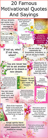 20 Famous Motivational Quotes And Sayings – Quotes And Sayings