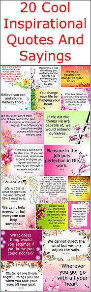 20 Cool Inspirational Quotes And Sayings – Quotes And Sayings