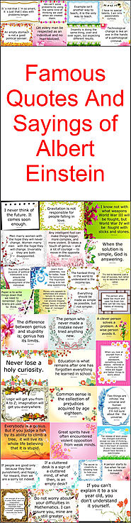 Famous Quotes And Sayings of Albert Einstein – Quotes And Sayings