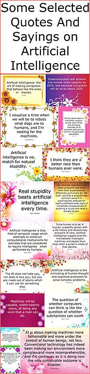 Some Selected Quotes And Sayings on Artificial Intelligence – Quotes And Sayings