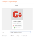 Add a Google+ Community badge directly to Blogger | Google Plus Daily