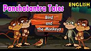 Bird and the Monkeys | Panchatantra Stories in English | Bedtime Fables for Kids with Subtitles