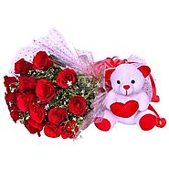 Buy/Send Rosy Surprise Online Same Day Delivery - OyeGifts.com