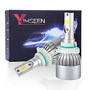 YUMSEEN 72W 9012 LED Headlight Bulbs Conversion Kit All-in-one 12V/24V 72W 7600LM 6000K Daylight