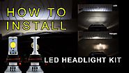 LED Headlight How to Install LED headlight Kit LED Headlight Bulbs Conversion Kit