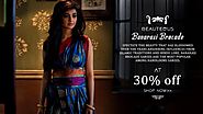 Buy Banarasi Brocade Silk Sarees from Shatika