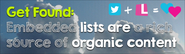 Get Found - Embedded lists are a rich source of organic content