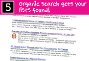 Organic Search Gets Your List Found