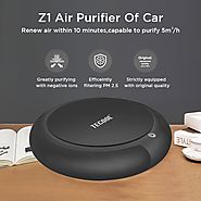 Car Air Purifier,TECOOL Portable Mini Travel USB Air Cleaner Freshener /Remove Cigarette Smoke, Odor Smell, Bacteria ...