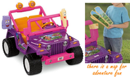 Dora Power Wheels Jeep for 2 Seater