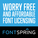 Fontspring. Worry-free fonts for everyone.