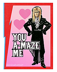 David Bowie, Labyrinth Valentine’s Day Card