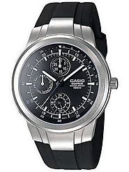 Casio Edifice Analog Three Dials EF-305-1AV Mens Watch – Timepiecestowatches.com