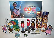 Disney Coco Movie Deluxe Party Favors Goody Bag Fillers Set of 15 with Figures, Tattoo, Sticker and Charm Featuring M...