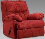 Roundhill Furniture Sensation Microfiber Rocker Recliner Living Room Chair, Camel