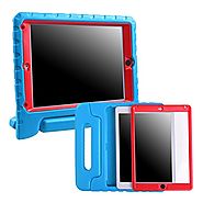 HDE iPad Mini 1 2 3 Bumper Case for Kids Shockproof Hard Cover Handle Stand with Built in Screen Protector for Apple ...