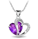Heart Shaped Diamond Necklaces For Women