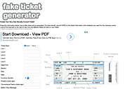 FAKE CONCERT TICKET GENERATOR (fake ticket generator)