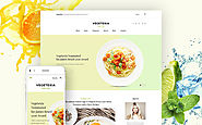 Vegetarian Restaurant Blog WordPress Theme Food & Restaurant Cafe and Restaurant Vegetarian Restaurant Template