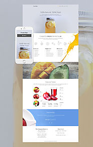 Frutti Bar WordPress Theme Food & Restaurant Cafe Cocktail Bar Template