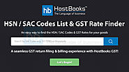 HSN Code List | GST Rate | Find GST Rate of HSN Code | HostBooks