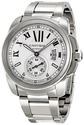 Cartier Men's W7100015 Calibre de Cartier Silver Opaline Dial Watch