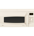 Profile 1.7 cu. ft. Capacity Over-the-Range Convection Microwave Easy-set Control Dial Auto Recipe Conversion in Biscuit
