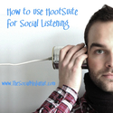 How to use HootSuite for Social Listening