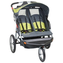 Baby Trend Expedition Swivel Double Jogger Baby Jogging Stroller - Carbon