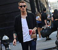 Plain round-neck tees