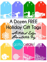 Colorful Holiday Tags by I Gotta Create!