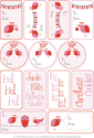 Pink Gift Tags by Wee Birdy