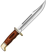 BUCK 120BRS 120 GENERAL DYMONDWOOD FIXED BLADE KNIFE WITH SHEATH