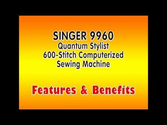 ❤ BestSewingMachineToBuyReviews : SINGER 9960 Quantum Stylist 600-Stitch Computerized Sewing Machine