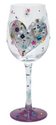 Amazon.com: Lolita Love My Wine Glass, Silver Lining: Kitchen & Dining