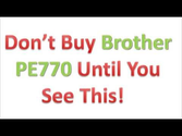 Brother PE770: Discount Link for Brother PE770