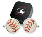 Authentic Game Used Baseball Stitches Cufflinks 2014. Powered by RebelMouse