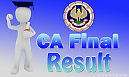 CA final result 2018 Announced Today