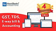 HostBooks 4th Anniversary Sale || Accounting and Compliance Software at Lowest Prices