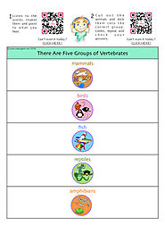 Animals Classification - Vertebrates Classification Activity - with FREE AUDIO