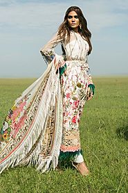 SANA SAFINAZ LAWN COLLECTION 2018 - 8A