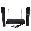 Amazon.com : Axess MPWL1504-BLK Professional Dual Wireless Microphone, Wireless FM Receiver : Wireless Microphone Sys...