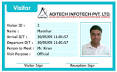 Working System of Biometric Visitor Management System