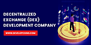 Decentralized Exchange Development Company - Developcoins