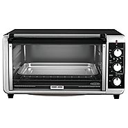 Black & Decker TO3250XSB 8-Slice Extra Wide Toaster Oven, Black/Silver