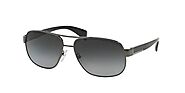 Prada PR52PS 5AV5W1 61MM Gunmetal/Polarized Grey Gradient Pilot Sunglasses for Men + BUNDLE With Designer iWear Eyewe...