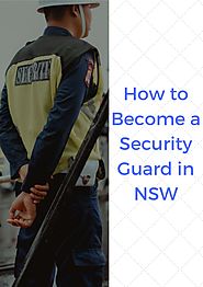 Security Guard Licence in NSW