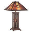 Amazon.com: Lite Source LS-20812 Farah Table Lamp, Dark Bronze with Tiffany Shade and Night Light: Home Improvement