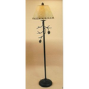 Pine Cone Tree Branch Pinecone Pinecones Twig Cabin Lodge Home Decor Standing Metal Floor Lamp with Shade Home Decor ...