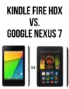 Kindle Fire HDX vs Google Nexus 7